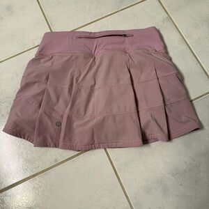 lululemon Pace Rival Pink Women's tennis Skirt, size 2